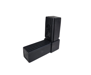 2 Poot Nylon met Staalkern Zwart