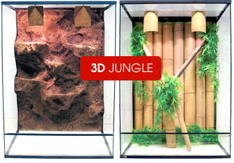 Blue-Lagoon 3D Jungle Terrarium Nieuw Design