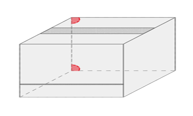 Links onder en boven